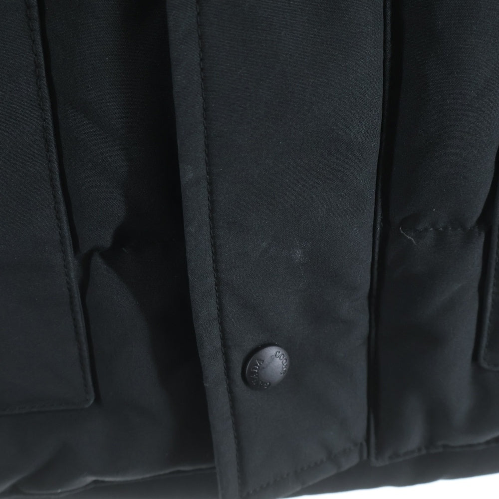 CANADA GOOSE(カナダグース) ロゴダウンベスト ブラック ナイロン M/M