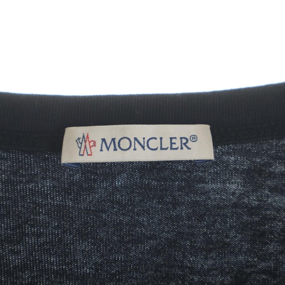MONCLER(モンクレール) ロゴ半袖Tシャツ コットンブラック L F10918C70410 8390T