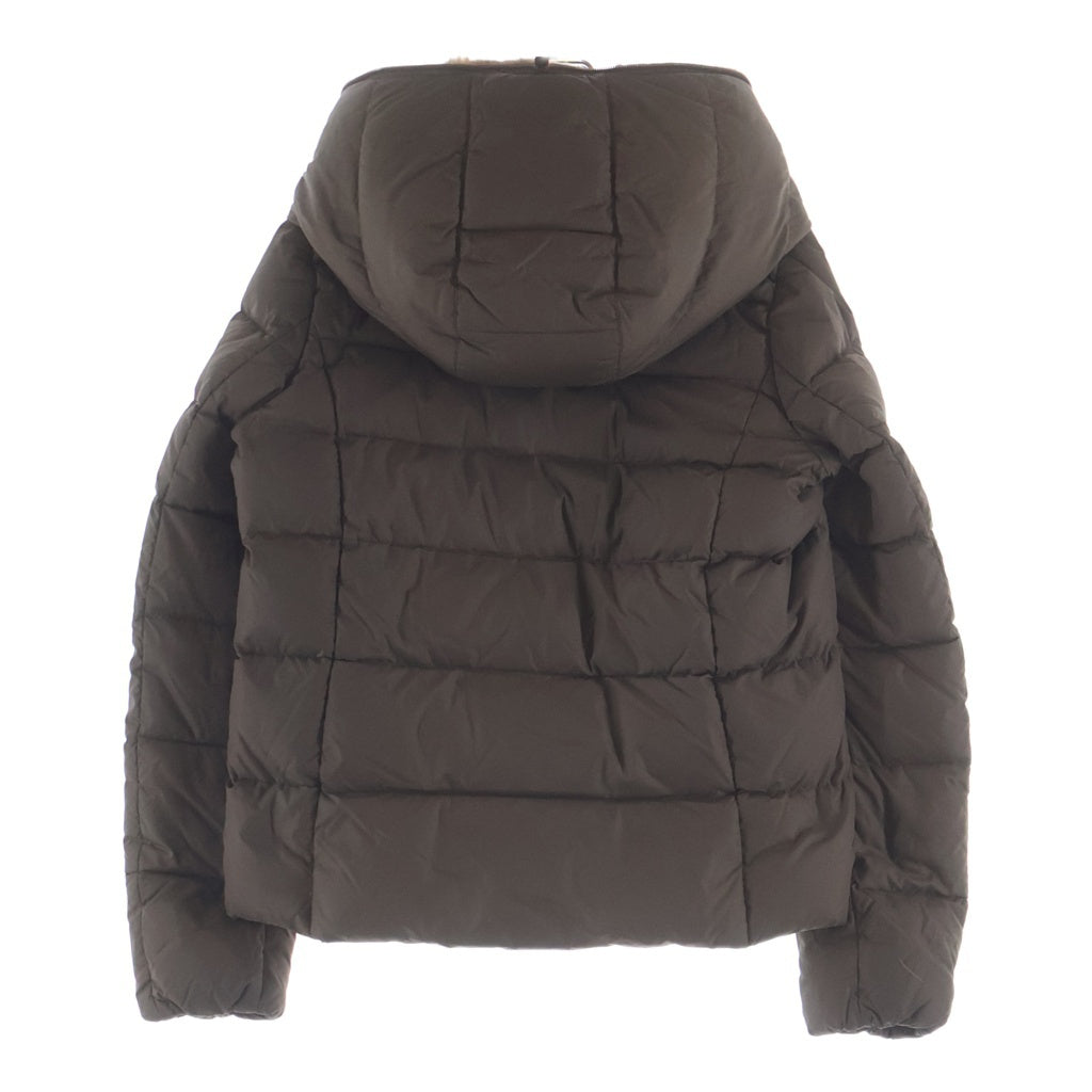 DUVETICA(デュベティカ) ファー ダウンジャケット カーキ ナイロン×ファー #42 192-D1514470N00-11620-RW レディース