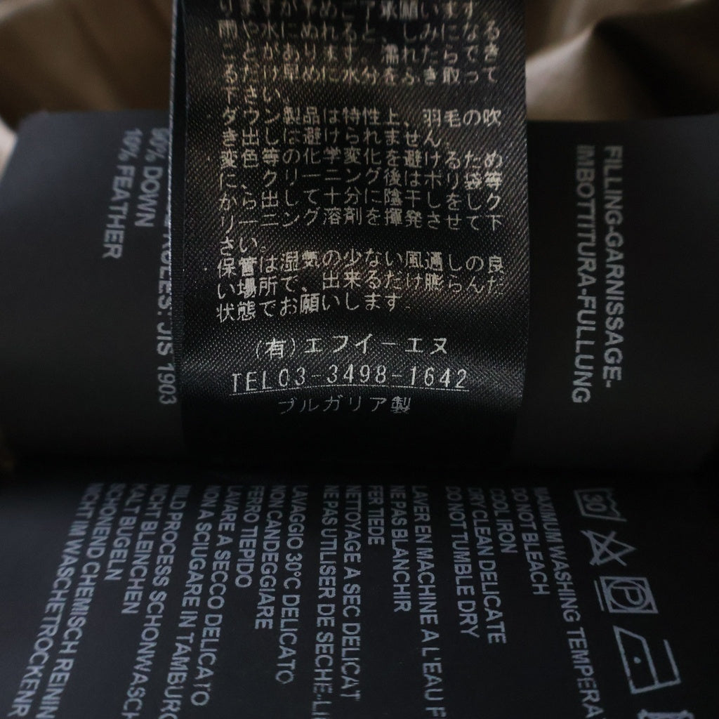 DUVETICA(デュベティカ) ファー ダウンジャケット カーキ ナイロン×ファー #42 192-D1514470N00-11620-RW レディース