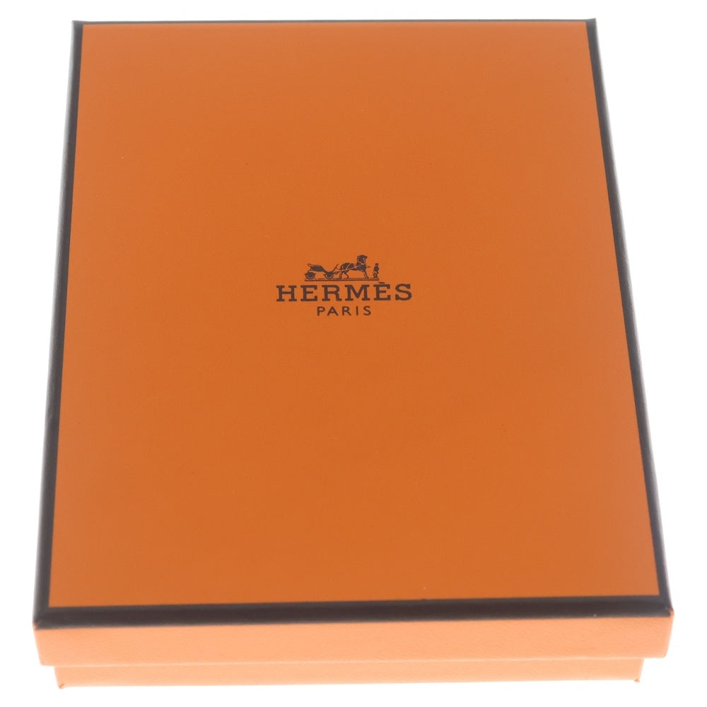 HERMES(エルメス) ミニ・ポップH ネックレス ペンダント チェーン ゴールド×ブラック GP レディース
