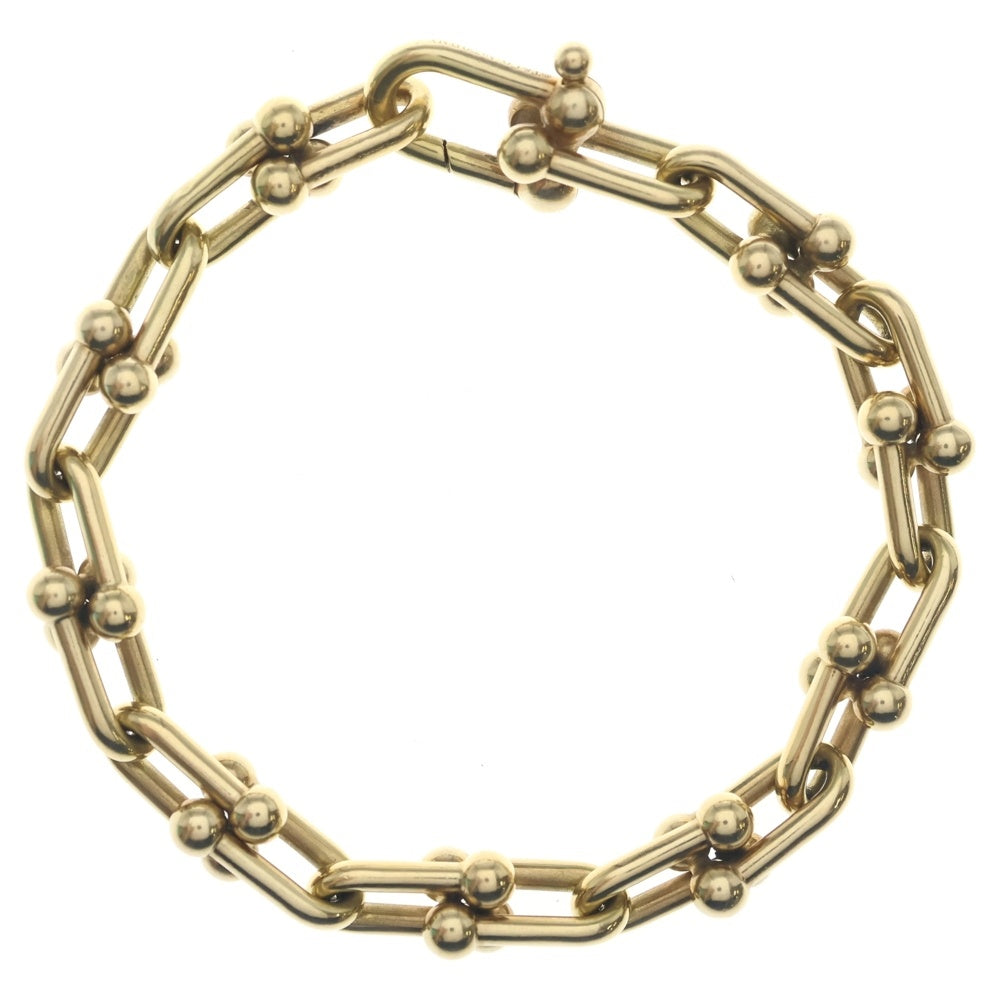 TIFFANY & Co.(ティファニー) ハードウェア ミディアム リンク ブレスレット Au750 K18 YG イエローゴールド レディース