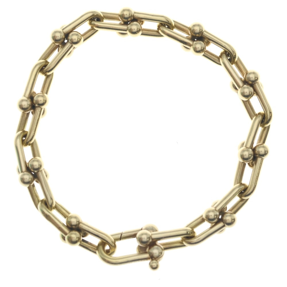TIFFANY & Co.(ティファニー) ハードウェア ミディアム リンク ブレスレット Au750 K18 YG イエローゴールド レディース