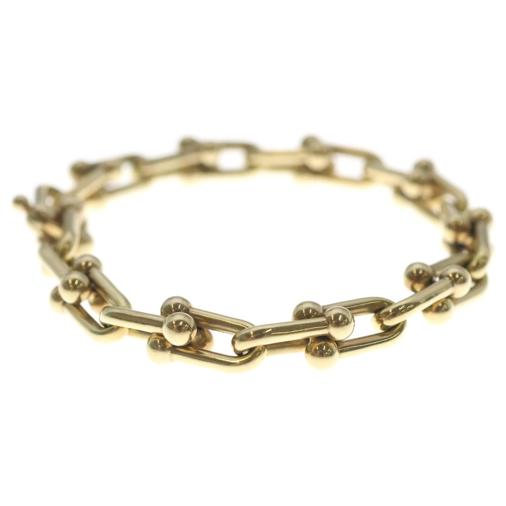 TIFFANY & Co.(ティファニー) ハードウェア ミディアム リンク ブレスレット Au750 K18 YG イエローゴールド レディース