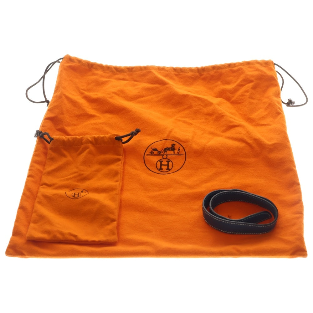 HERMES(エルメス) マサイPM ブルージーン 2WAYバッグ ショルダーバッグ トートバッグ ハンドバッグ ブルー レザー トリヨン □G刻印 シルバー金具 レディース