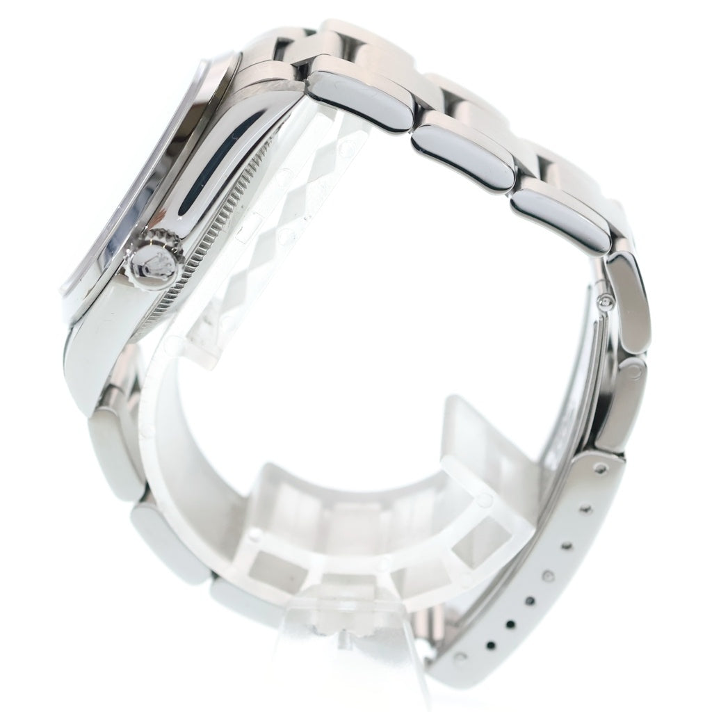 ROLEX(ロレックス) 77080 オイスターパーペチュアル 黒文字盤 SS/AT ステンレス 自動巻き Y番 ボーイズ 腕時計