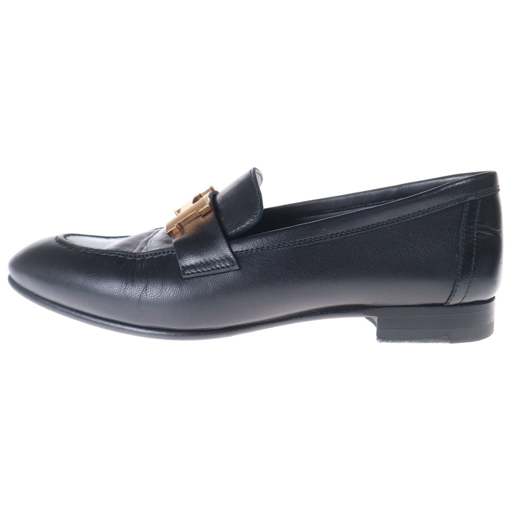 HERMES(エルメス) モカシン パンプス ブラック #35 レディース