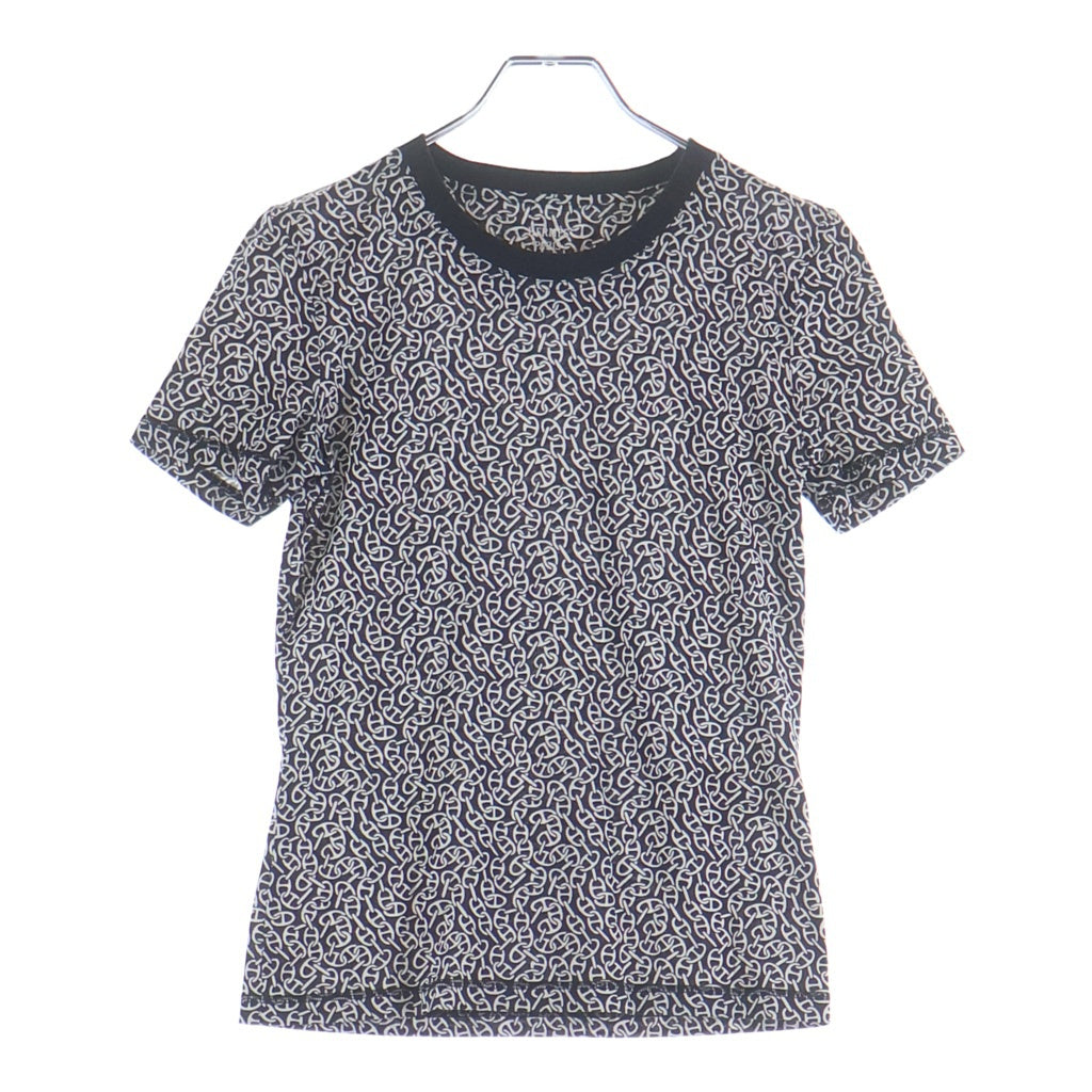 HERMES(エルメス) 24SS ナウサ シェーヌダンクル 総柄プリント 半袖 T
