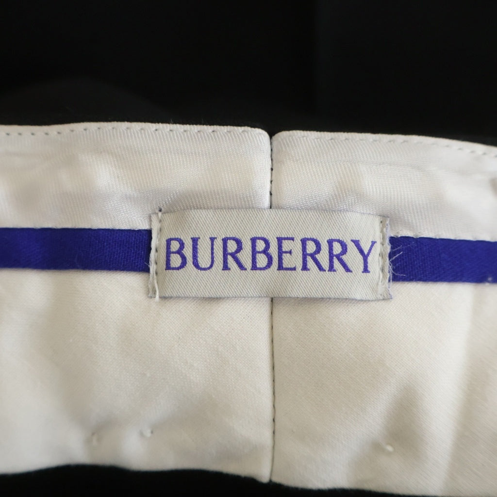 BURBERRY(バーバリー) □ワイドスラックス ブラック ナイロン×ウール