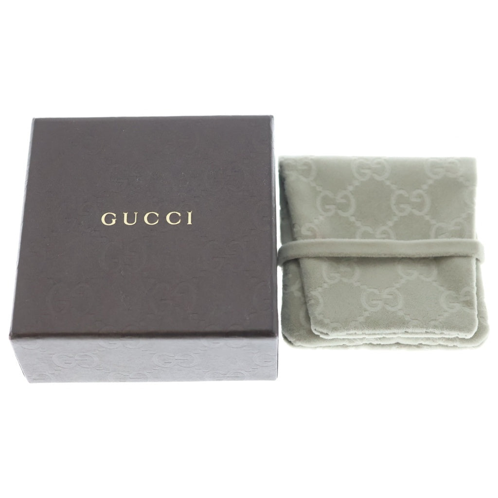 GUCCI(グッチ) ハートモチーフ ダイヤモンドネックレス ペンダント チェーン ホワイトゴールド K18WG 4.1g レディース