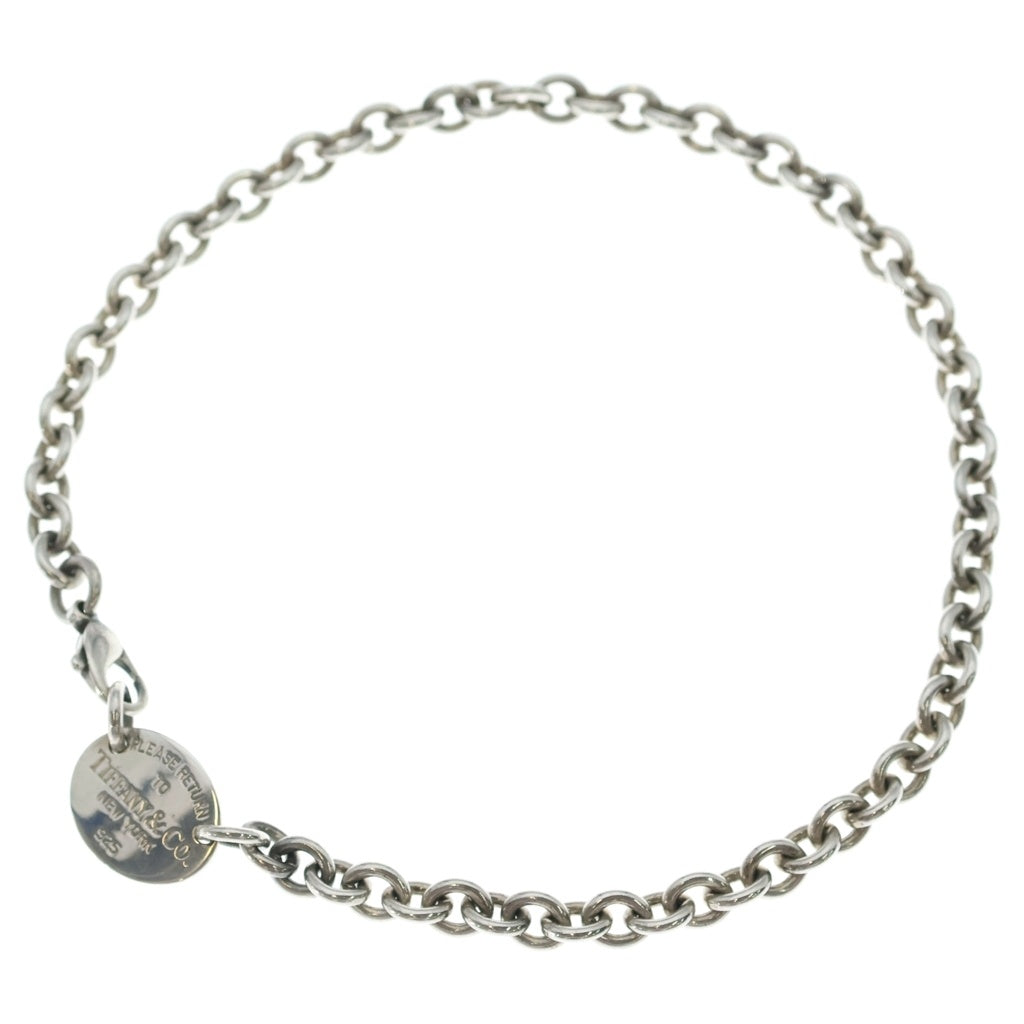 TIFFANY & Co.(ティファニー) リターントゥティファニー オーバルタグ ネックレス ペンダント チェーン シルバー 925 52.6g レディース