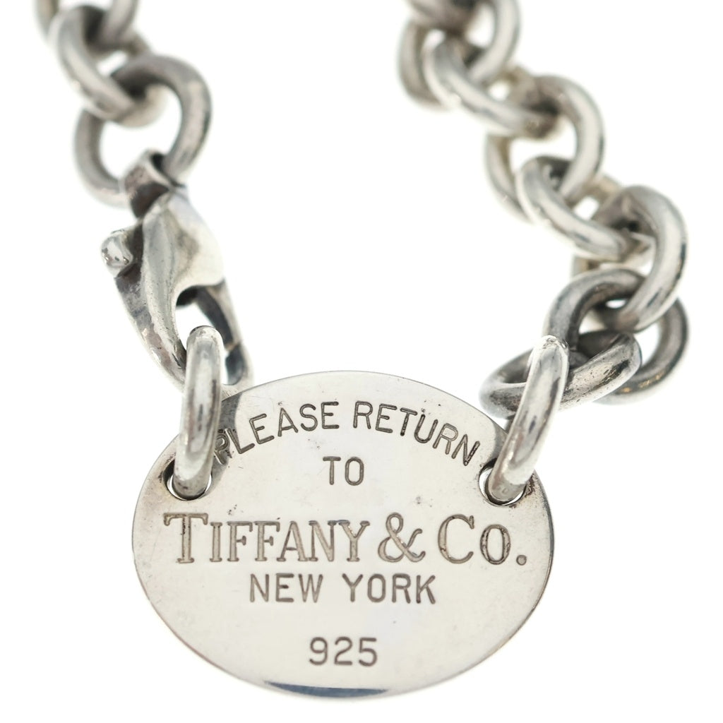 TIFFANY & Co.(ティファニー) リターントゥティファニー オーバルタグ ネックレス ペンダント チェーン シルバー 925 52.6g レディース