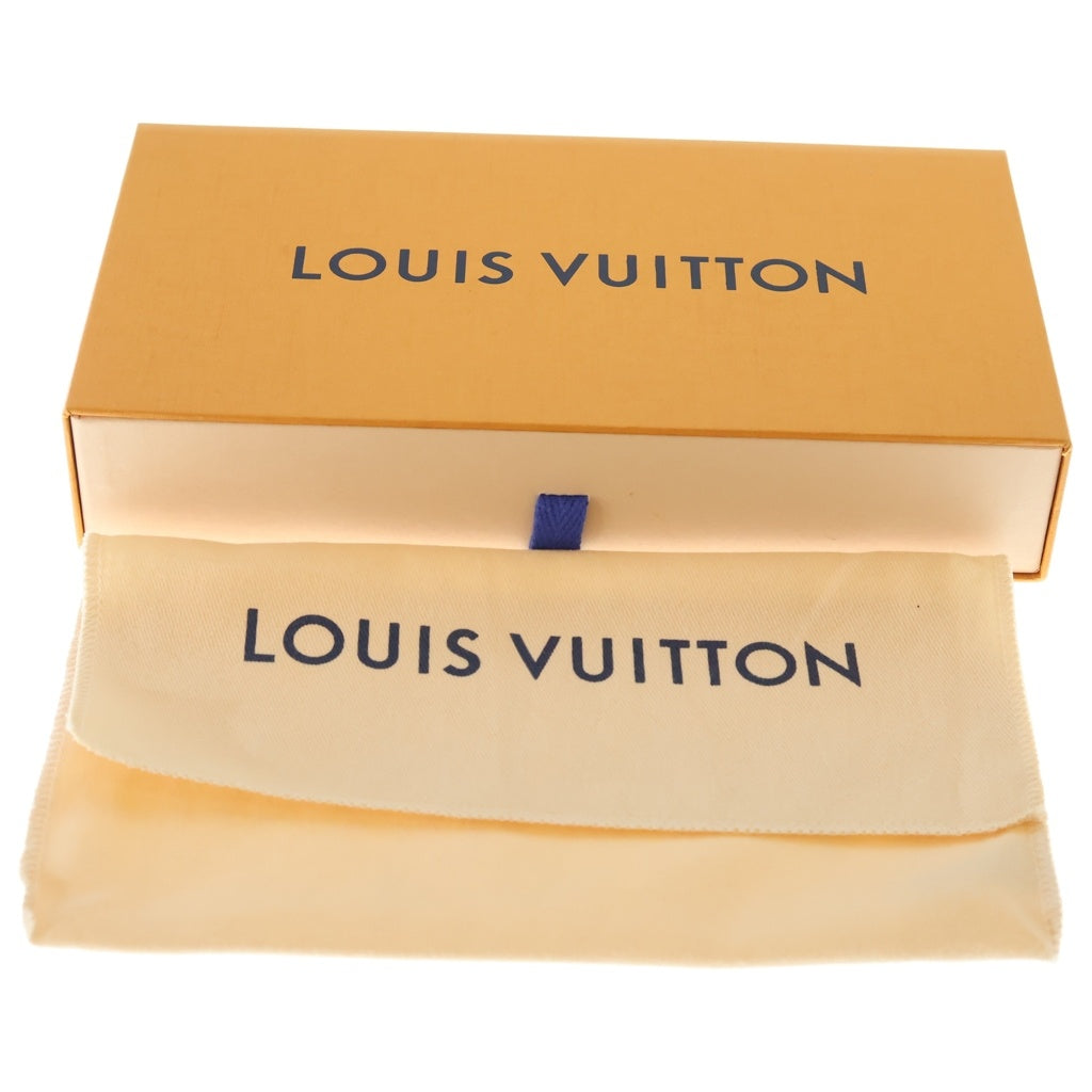 LOUIS VUITTON(ルイヴィトン) モノグラム アンプラント LV SKI ジッピーウォレット ロングウォレット 長財布 アズールフロスト ライトブルー レザー M12680 シルバー金具 レディース