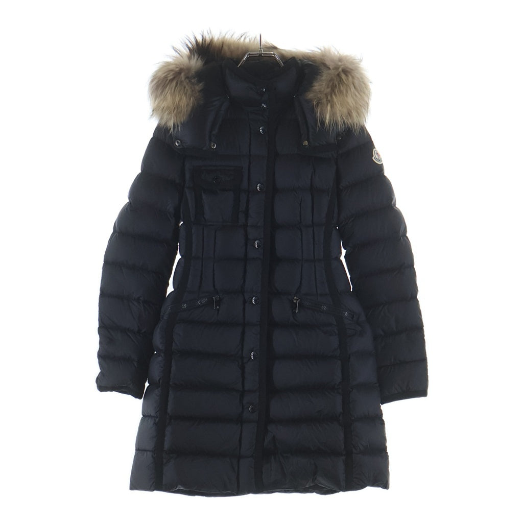 MONCLER(モンクレール) エルミファー ナイロンロングダウンジャケット ブラック #00 レディース