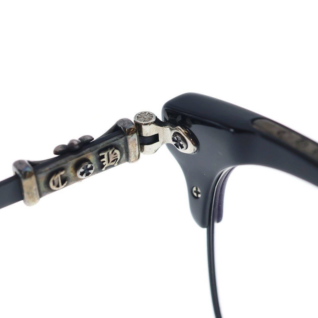 CHROME HEARTS(クロムハーツ) BONENNOISSEUR ボーネノワスール メガネ 眼鏡 アイウェア テンプルCHクロス ブラック