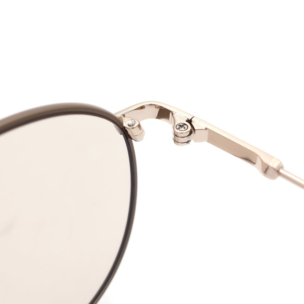 FURLA(フルラ) カラーサングラス メガネ シャーリングホワイトゴールドフレーム×ライトグレージュレンズ ベージュ系 SFU655J-0493