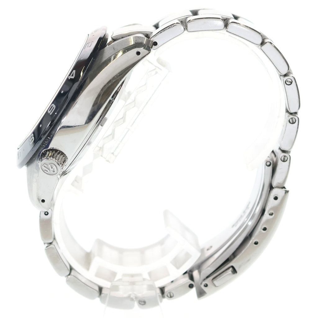 GRAND SEIKO(グランドセイコー) スプリングドライブ GMT SS AT ステンレス オートマ 自動巻き 腕時計 SBGE253 9R66-0BB0 黒文字盤