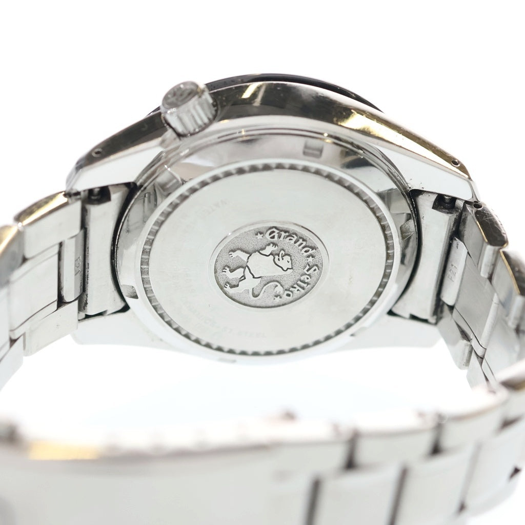 GRAND SEIKO(グランドセイコー) スプリングドライブ GMT SS AT ステンレス オートマ 自動巻き 腕時計 SBGE253 9R66-0BB0 黒文字盤