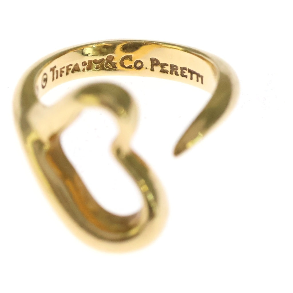 TIFFANY & Co.(ティファニー) オープンハート リング ゴールド 750 #9 レディース