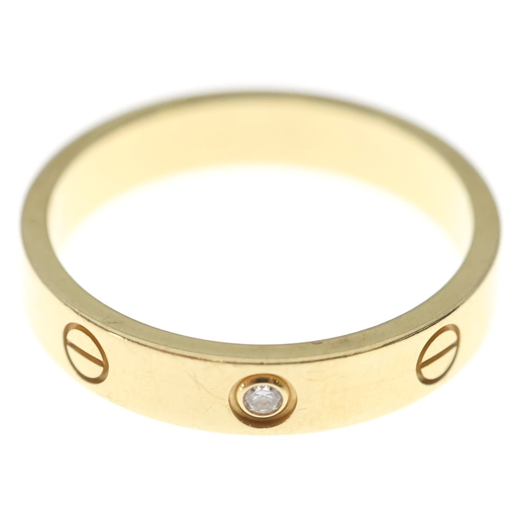 Cartier(カルティエ) ミニラブリング 1PD ダイヤモンド Au750 K18YG #59 リング 指輪 イエローゴールド レディース