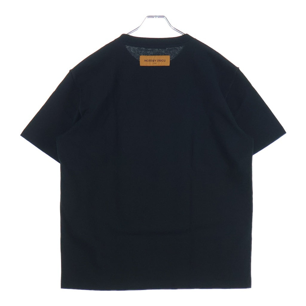 LOUIS VUITTON(ルイヴィトン) LVスプレットエンブロイダリー 半袖Tシャツ ブラック #XL HNY14W
