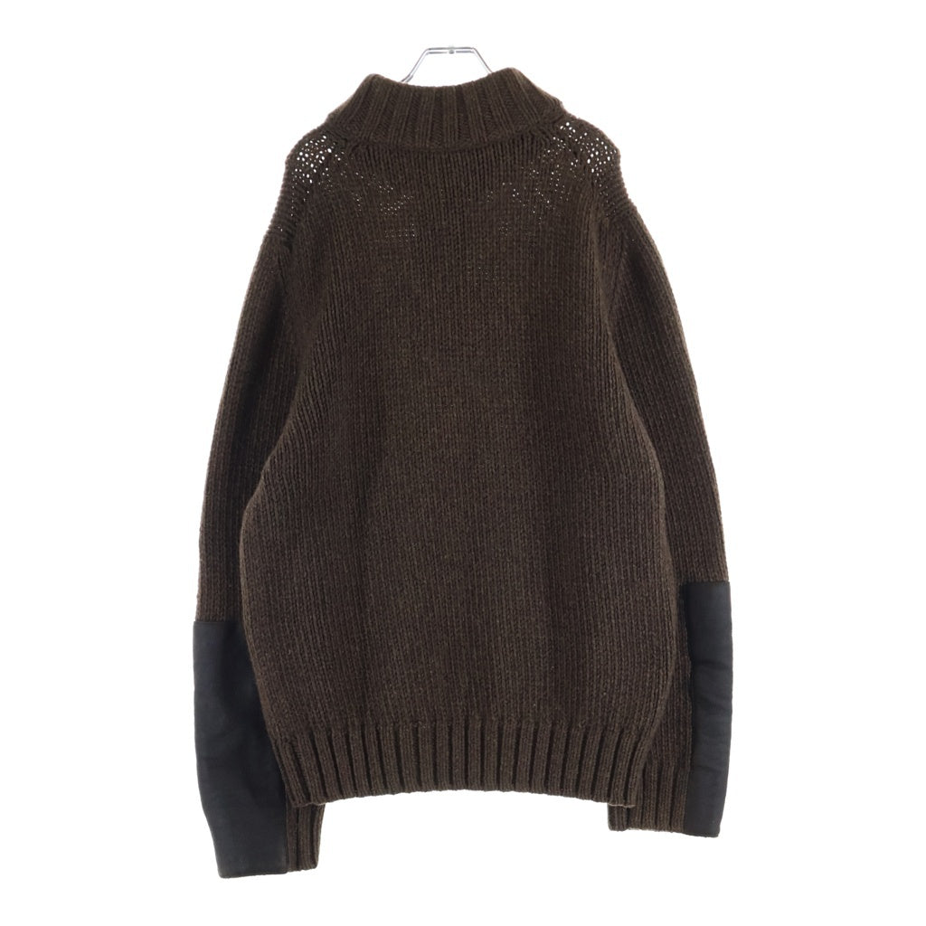 ルイヴィトン　ハイネックウィズハーフジップニットセーター　Ｍ　極美品 LOUIS VUITTON(ルイヴィトン) ハーフジップドライバーズニット