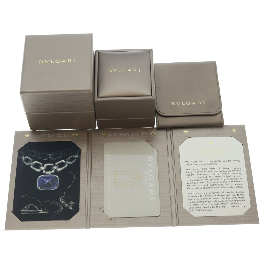 BVLGARI(ブルガリ) セルペンティヴァイパー マザーオブパール ダイヤリング ピンクゴールド Au750 #52 レディース