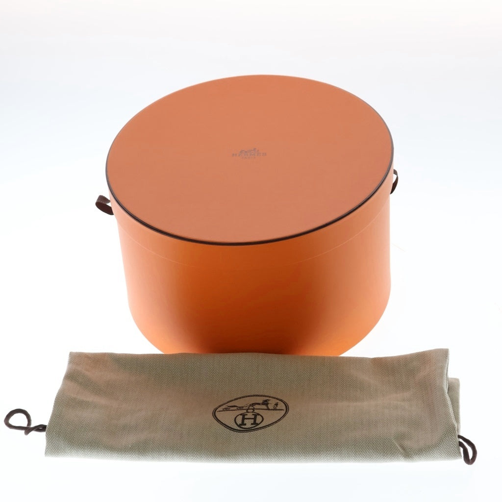 HERMES(エルメス) フレッドHドロワ バケットハット 帽子 マリン コットン ネイビー