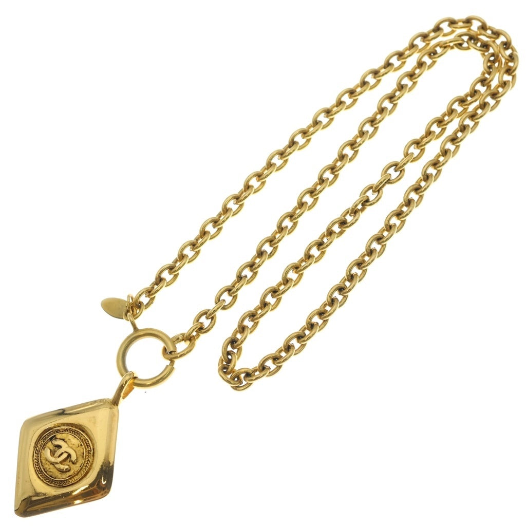 CHANEL(シャネル) ココマーク ひし形 ネックレス GP 箱