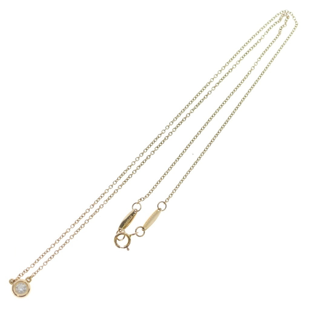 TIFFANY & Co.(ティファニー) バイザヤード 1Pダイヤ Au750 K18YG ネックレス イエローゴールド レディース