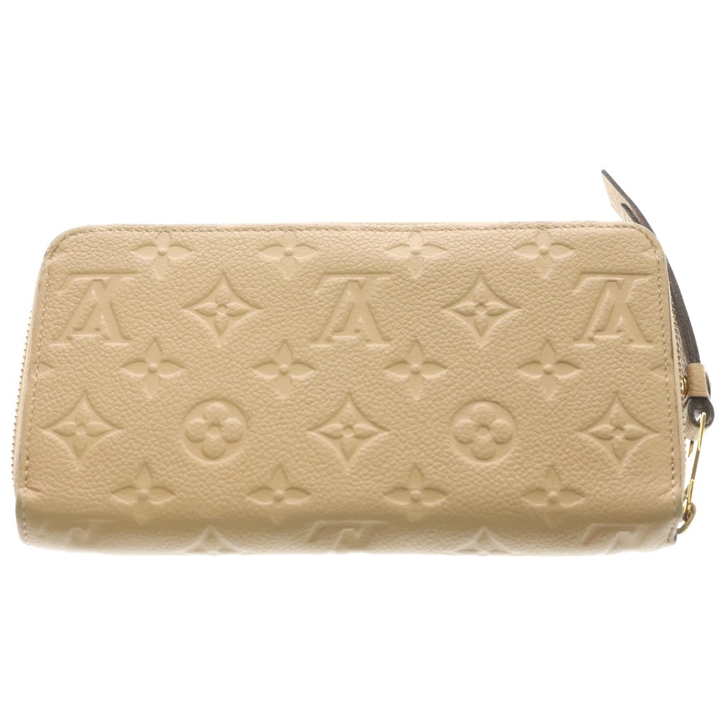 LOUIS VUITTON(ルイヴィトン) モノグラムアンプラント ジッピーウォレット トゥルトレール レザー ロングウォレット 長財布 ベージュ M69034 レディース