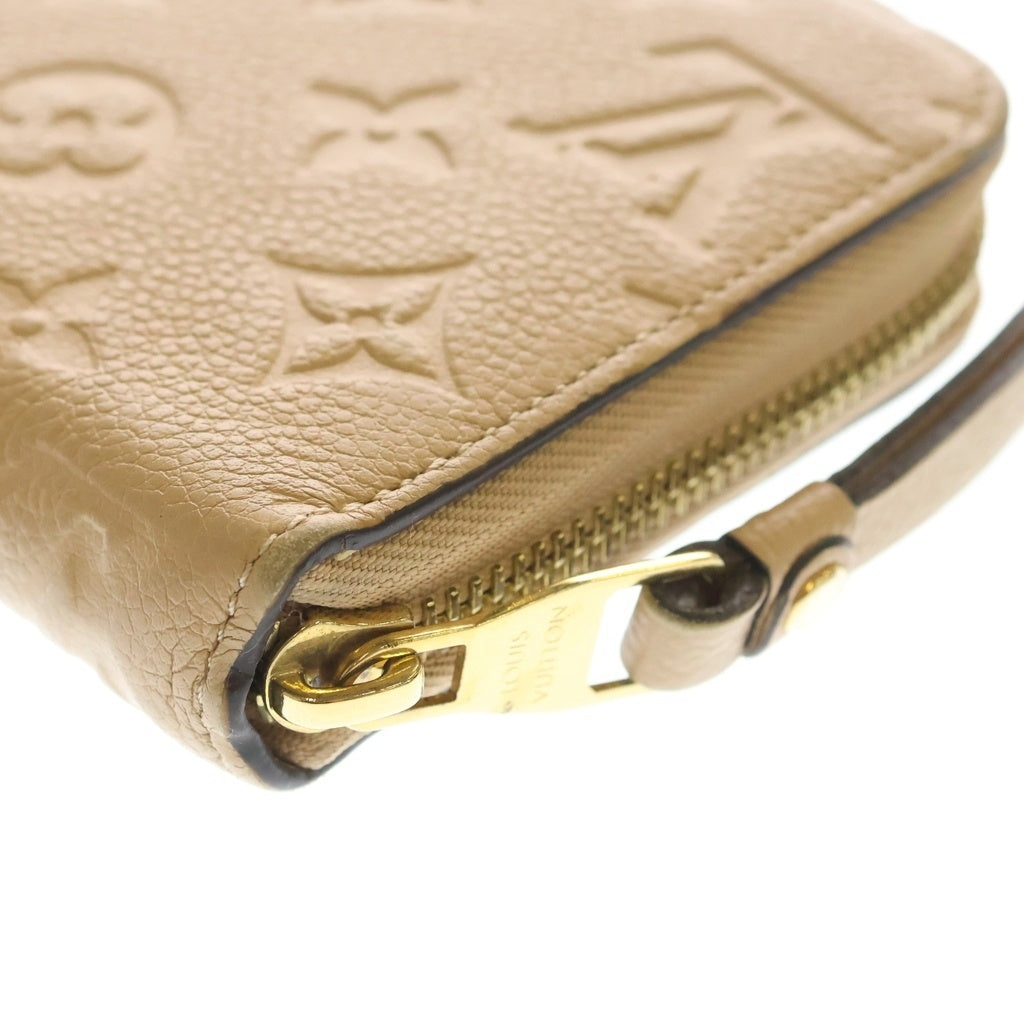 LOUIS VUITTON(ルイヴィトン) モノグラムアンプラント ジッピーウォレット トゥルトレール レザー ロングウォレット 長財布 ベージュ M69034 レディース