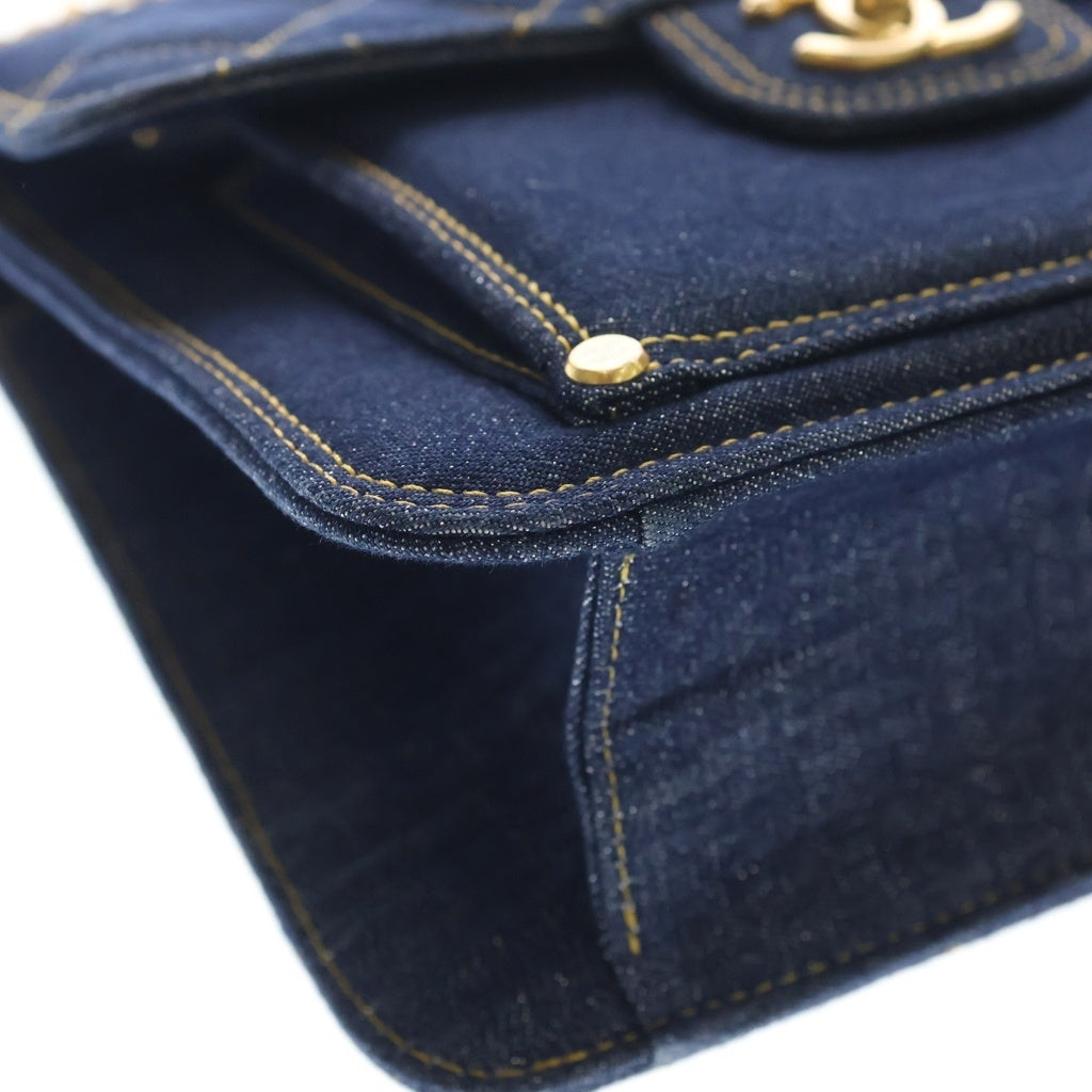 CHANEL(シャネル) マトラッセ チェーンハンドル デニム 2WAY ハンド
