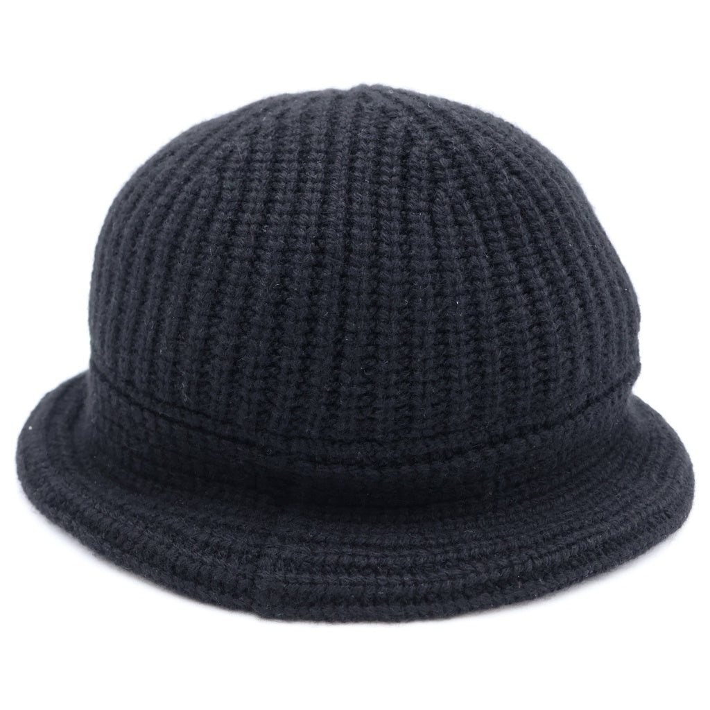 未使用 正規品　CELINE セリーヌ バケットハット ブラック　XL 登坂 CELINE(セリーヌ) トリオンフ カシミヤクロシェバケットハット