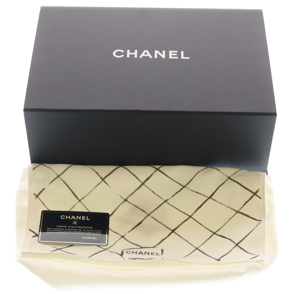 CHANEL(シャネル) マトラッセ25 キャビアスキン レザー Wフラップ Wチェーン ショルダーバッグ ゴールド金具 ブラック A01112 28番台 レディース