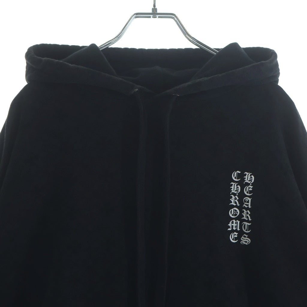 CHROME HEARTS(クロムハーツ) バックホースシュー CHプラス 総柄プリントパーカー フーディー プルオーバー ブラック