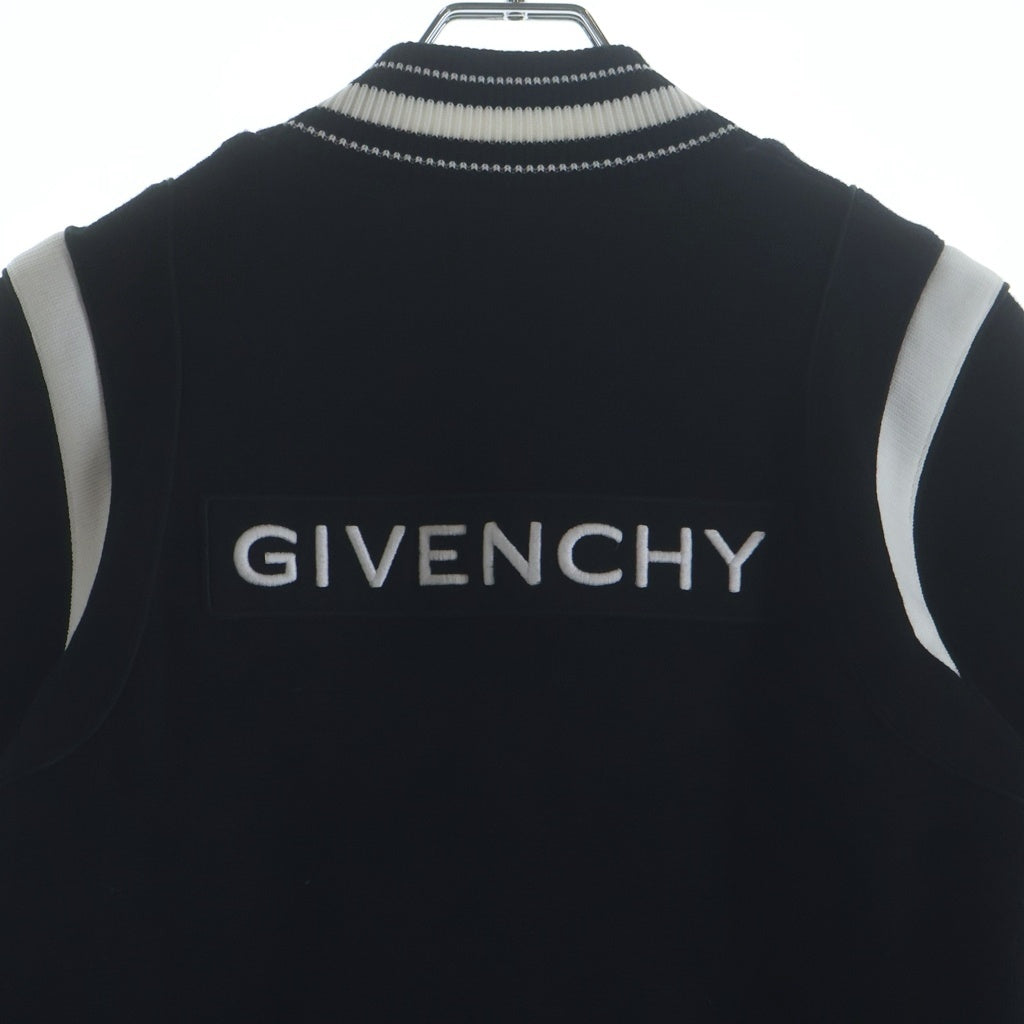 GIVENCHY(ジバンシィ) ボンバージャケット ウールニットスタジャン ブラック #XS
