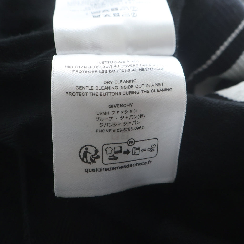 GIVENCHY(ジバンシィ) ボンバージャケット ウールニットスタジャン ブラック #XS