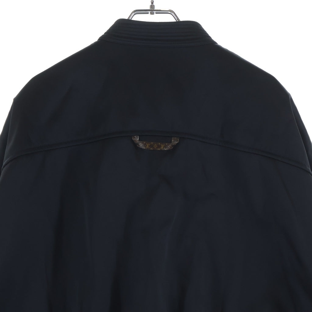 LOUIS VUITTON(ルイヴィトン) アジャスタブルディテール サテンボンバージャケット ジップアップ ブルゾン アセテート レーヨン ブラック RW221W IW3 FMJA36 レディース