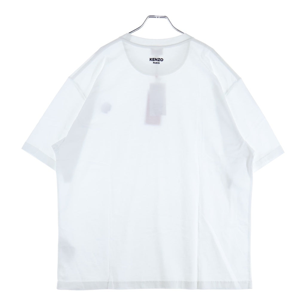 KENZO(ケンゾー) ■ワンポイントロゴ Tシャツ 白 コットン #XXXL