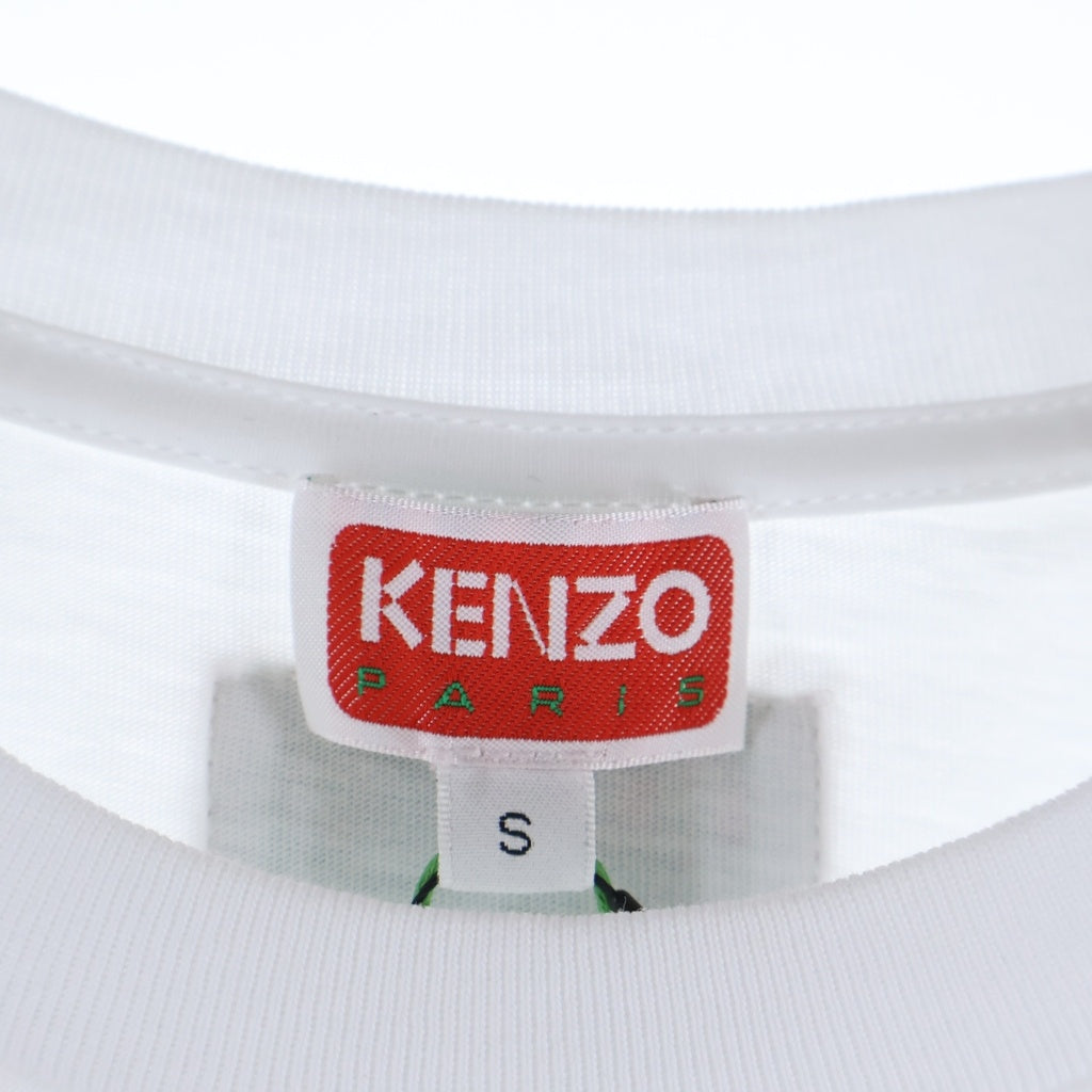 KENZO(ケンゾー) ■ロゴプリント Tシャツ 白 コットン #S