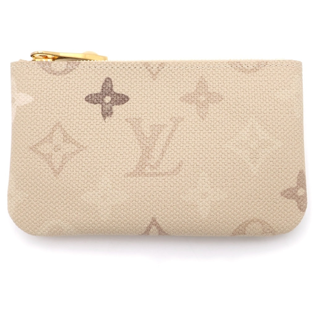 LOUIS VUITTON(ルイヴィトン) モノグラム サープラス ポシェット・クレ バッグチャーム 小物入れ ケース ポーチ ベージュ PVC M29258 ゴールド金具 レディース