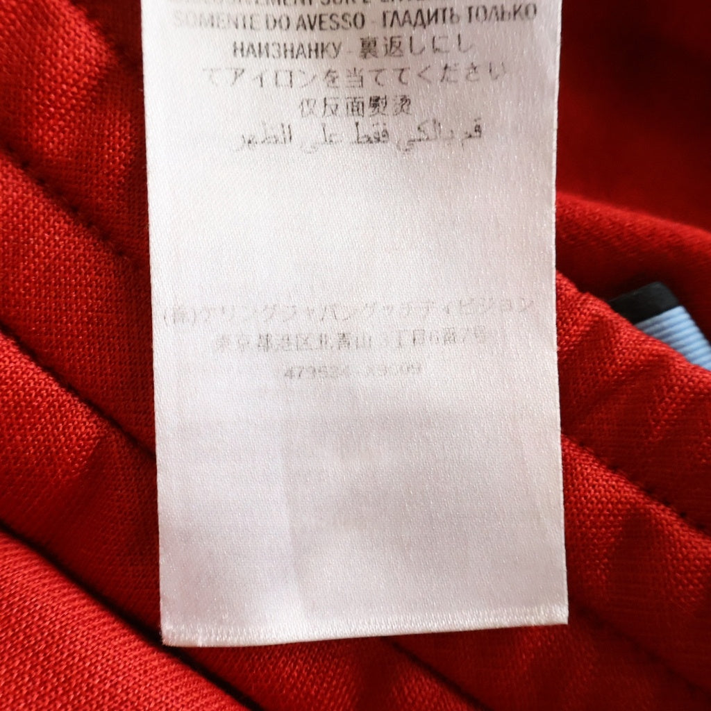 GUCCI(グッチ) ×adidas コットンジャージ サイドライン プリーツ ロングスカートレッド レディース