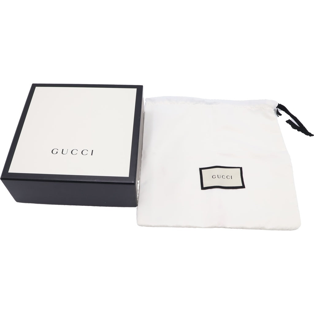 GUCCI(グッチ) GGマーモント レザーベルト ブラック レザー 85/34 406831 ゴールド金具