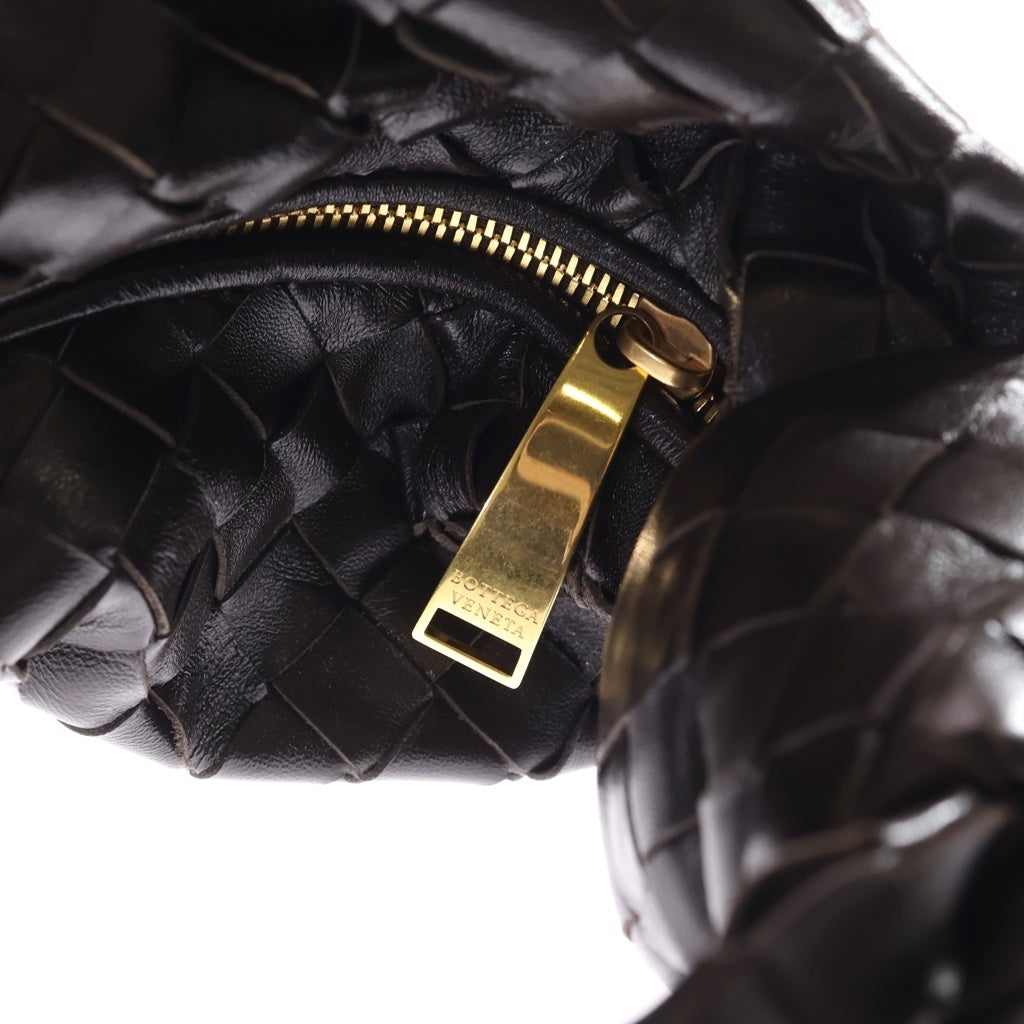 BOTTEGA VENETA(ボッテガヴェネタ) イントレチャート ジョディ ハンドバッグ トートバッグ ブラウン レザー ゴールド金具 レディース