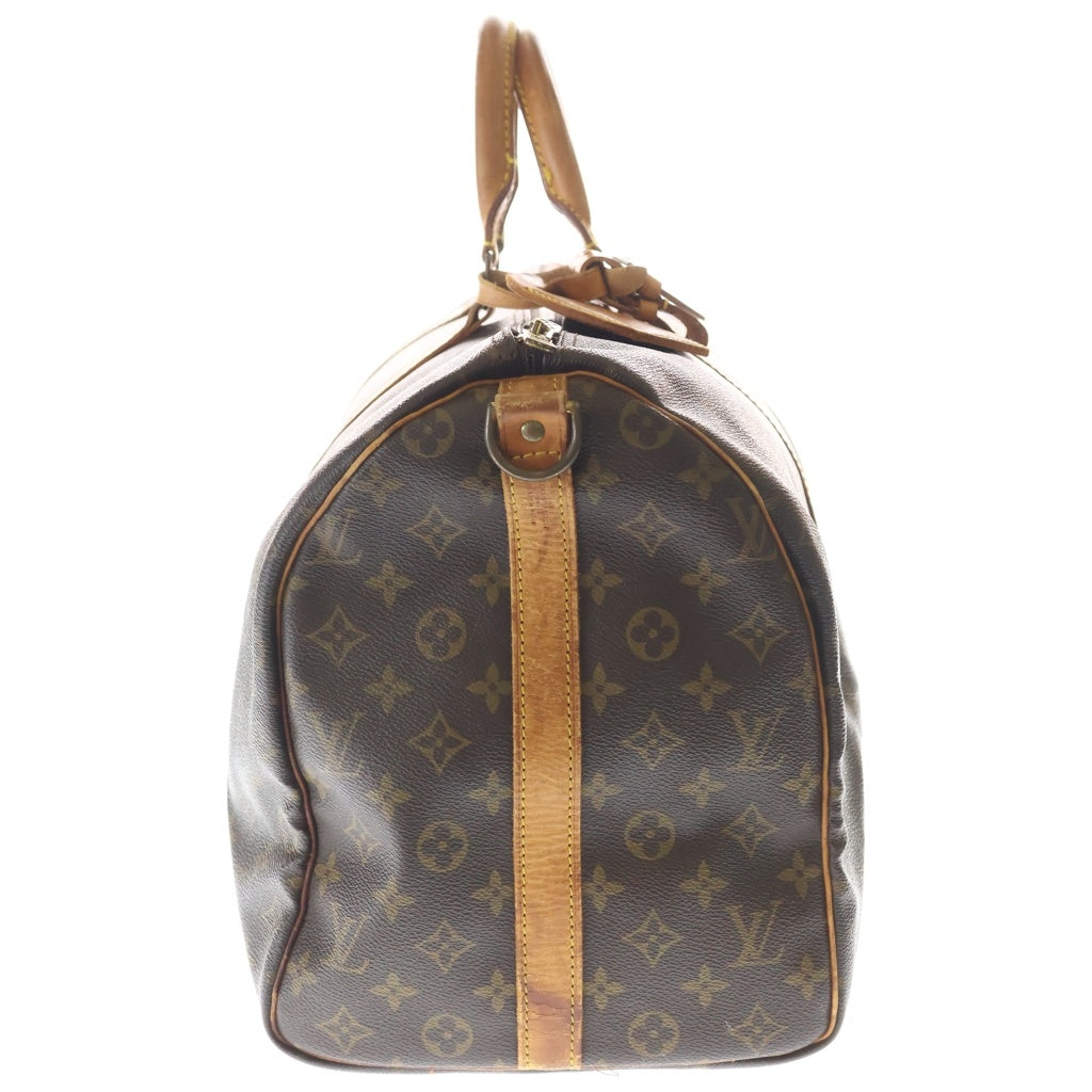 LOUIS VUITTON(ルイヴィトン) モノグラム キーポルバンドリエール50 2WAYハンドバッグ ボストンバッグ トラベルバッグ ショルダーバッグ ブラウン レザー×PVC M41416 ゴールド金具