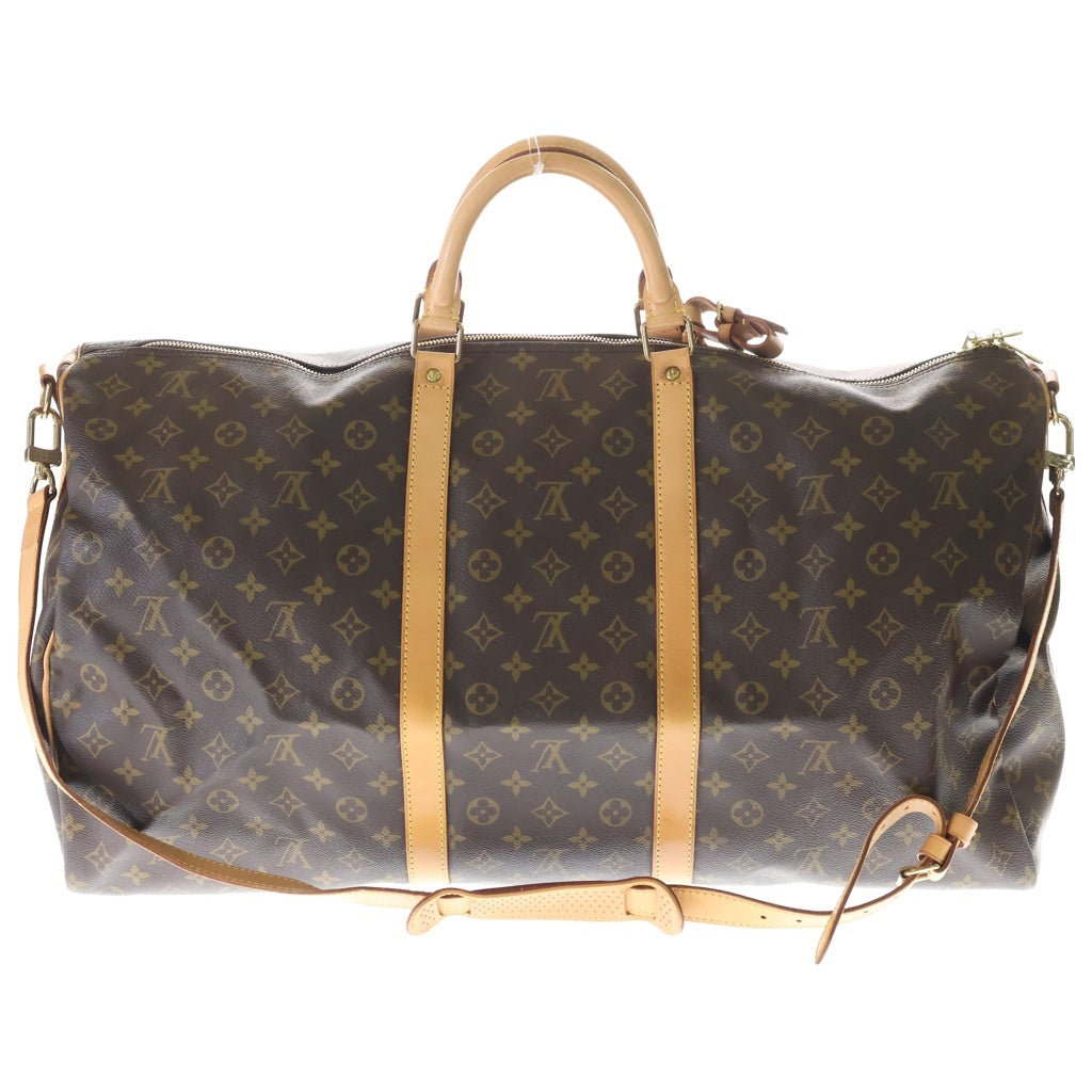 LOUIS VUITTON(ルイヴィトン) モノグラム キーポル・バンドリエール60 トラベルバッグ ボストンバッグ レザー×PVC M41412 ゴールド金具 レディース