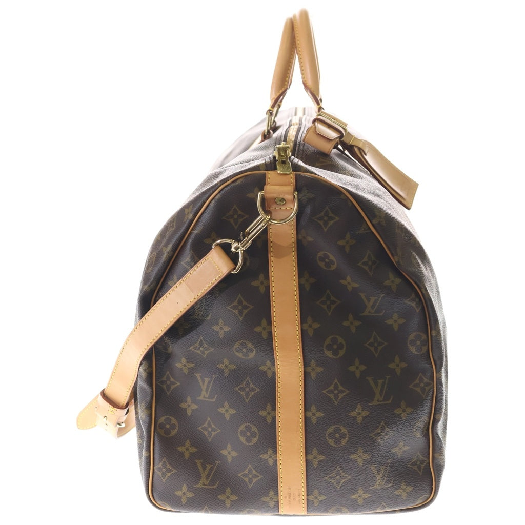LOUIS VUITTON(ルイヴィトン) モノグラム キーポル・バンドリエール60 トラベルバッグ ボストンバッグ レザー×PVC M41412 ゴールド金具 レディース