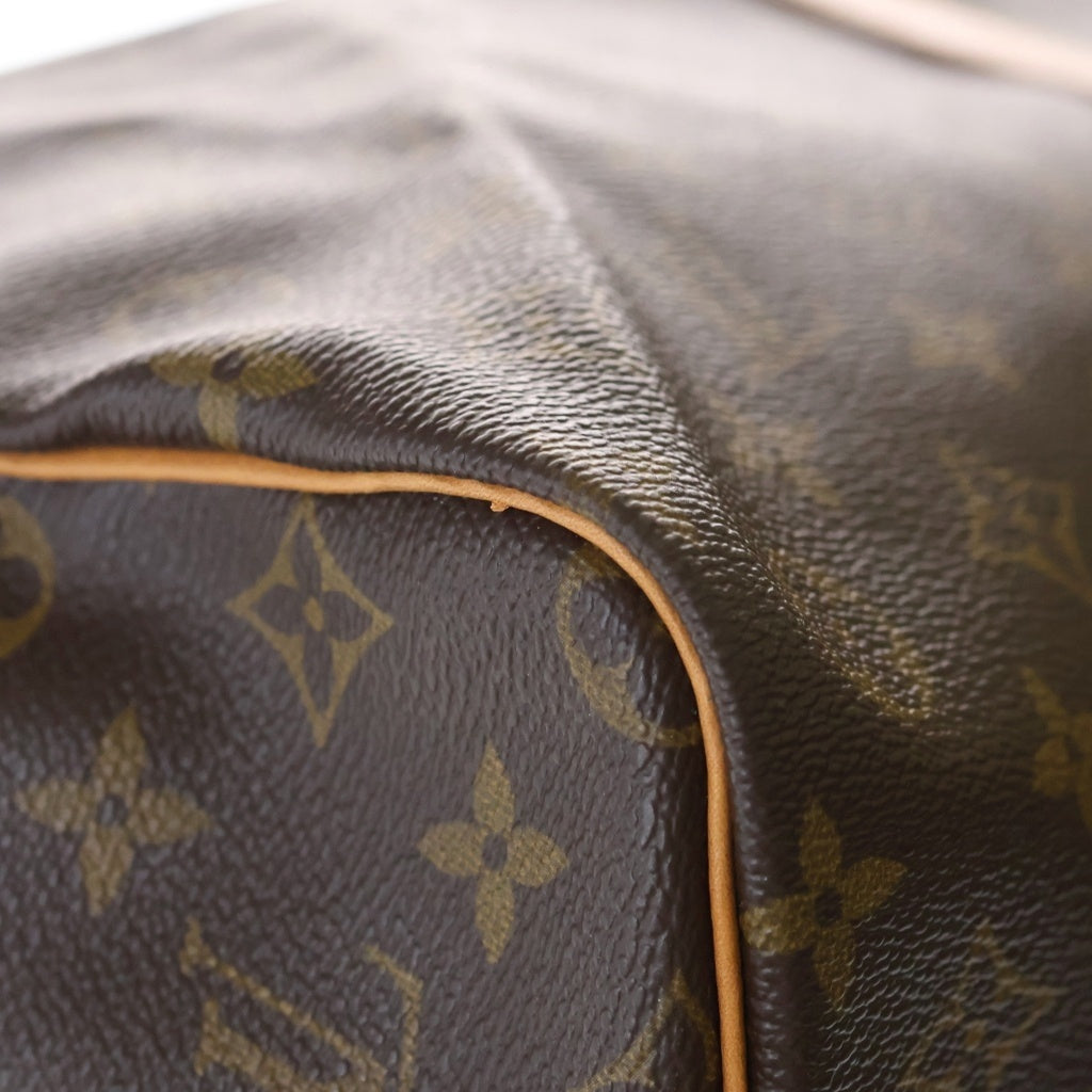 LOUIS VUITTON(ルイヴィトン) モノグラム キーポル・バンドリエール60 トラベルバッグ ボストンバッグ レザー×PVC M41412 ゴールド金具 レディース