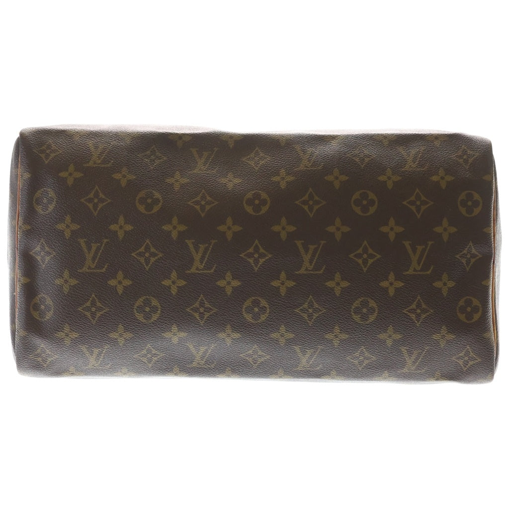 LOUIS VUITTON(ルイヴィトン) モノグラム スピーディ40 ハンドバッグ ボストンバッグ ブラウン レザー×PVC M41522 ゴールド金具 レディース